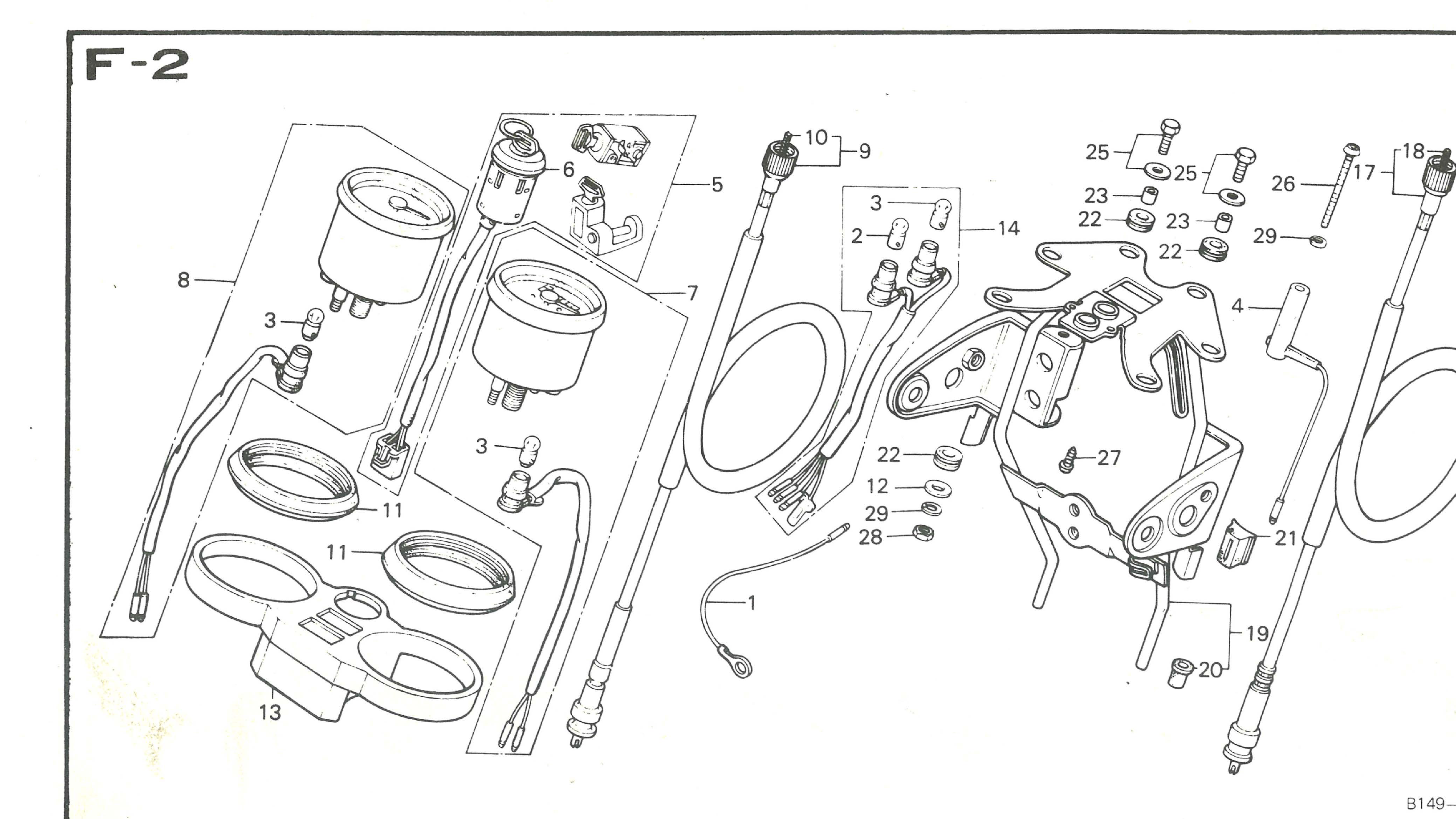 Instrumente spare parts for Instrumente CB 50 from 1971 - 1982 |  PartsRepublik
